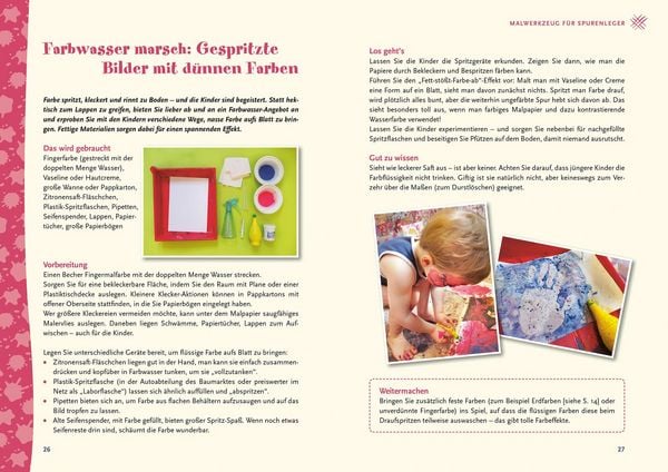 Produktbild: Spielen mit Krippenkindern: malen, matschen, kneten