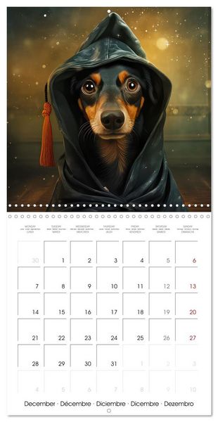 Produktbild: Dogs rocking outfits (Wall Calendar 2026 12 &times; 12 Inch) CALVENDO 12 Month Wall Calendar