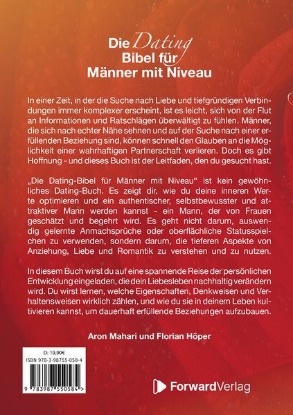 Produktbild: Die Dating Bibel f&uuml;r M&auml;nner mit Niveau