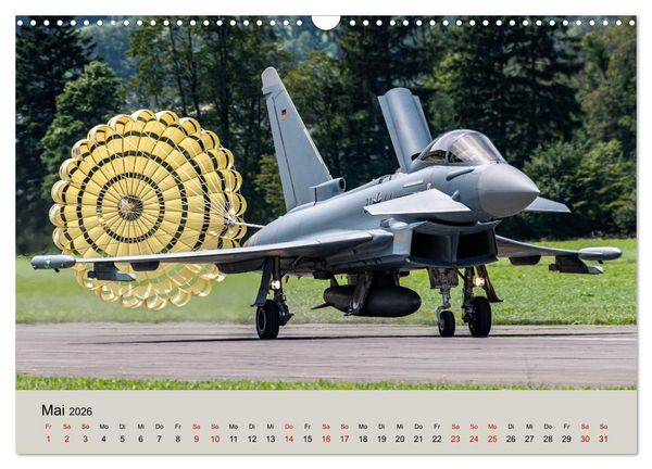 Produktbild: Kampfjet Eurofighter Typhoon (Wandkalender 2026 DIN A3 quer), CALVENDO Monatskalender
