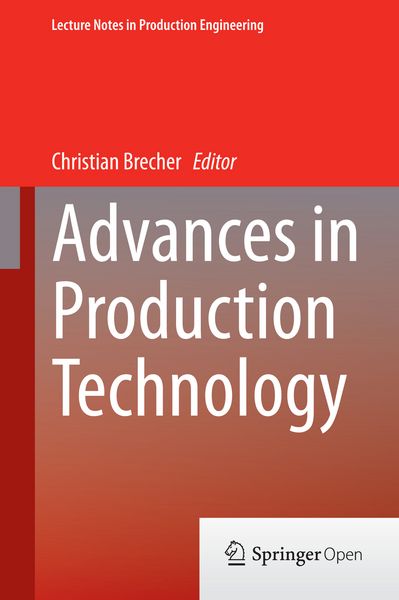 Produktbild: Advances in Production Technology
