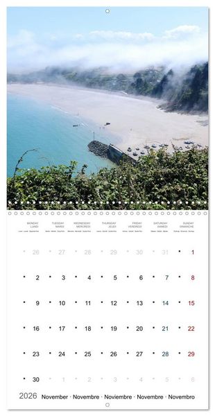 Produktbild: Les tr&eacute;sors de l'Armor (Calendrier mural carr&eacute; 2026 30x30 cm) Calendrier double avec une page pour vos prises de notes