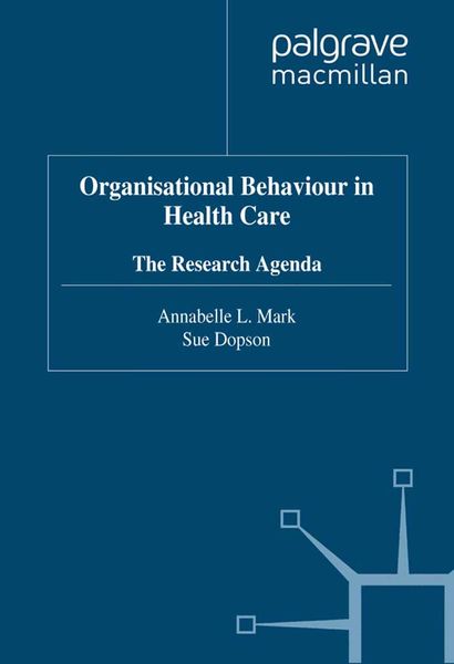 Produktbild: Organisational Behaviour in Health Care