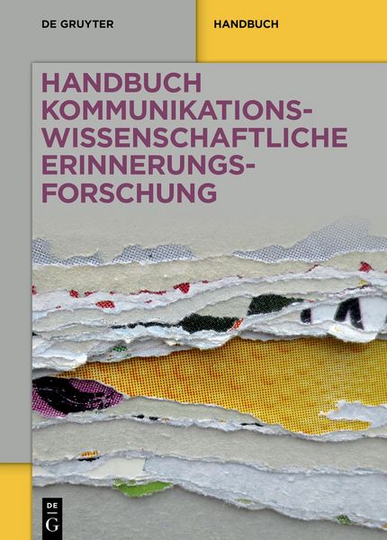 Produktbild: Handbuch kommunikationswissenschaftliche Erinnerungsforschung