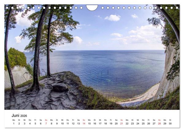 Produktbild: Der Hochuferweg im Jasmund Nationalpark (Wandkalender 2026 DIN A4 quer), CALVENDO Monatskalender