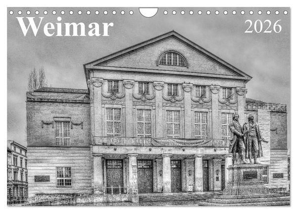 Weimar (Wandkalender 2026 DIN A4 quer), CALVENDO Monatskalender