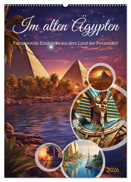 Produktbild: Im alten &Auml;gypten (Wandkalender 2026 DIN A2 hoch), CALVENDO Monatskalender
