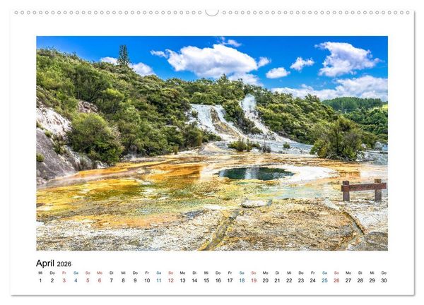 Produktbild: Neuseeland - Von Auckland nach Queenstown (hochwertiger Premium Wandkalender 2026 DIN A2 quer), Kunstdruck in Hochglanz