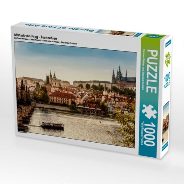 Produktbild: CALVENDO Puzzle Altstadt von Prag - Tschechien | 1000 Teile Lege-Gr&ouml;&szlig;e 64x48cm Foto-Puzzle f&uuml;r gl&uuml;ckliche Stunden