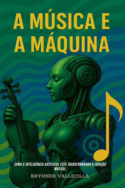 Produktbild: A m&uacute;sica e a m&aacute;quina: como a intelig&ecirc;ncia artificial est&aacute; transformando a cria&ccedil;&atilde;o musical. Guia pr&aacute;tico para m&uacute;sicos que querem criar com IA sem abrir