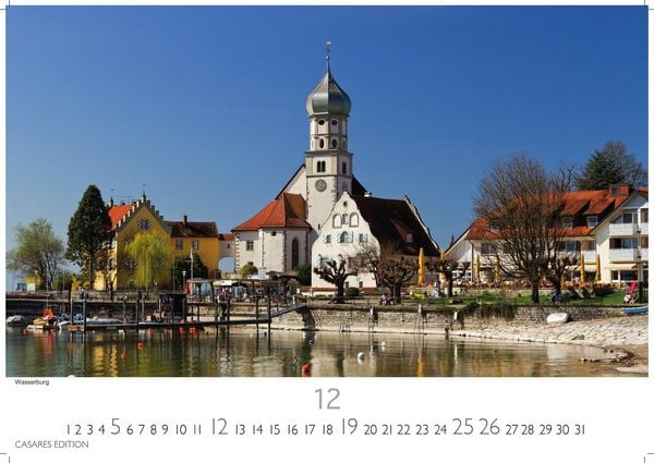 Produktbild: Bodensee Kalender 2027 &ndash; Wandkalender | Fotokalender Deutschland 35x50cm -mit stimmungsvollen Landschaftsmotiven rund um See, Ufer, Berge und malerische Orte