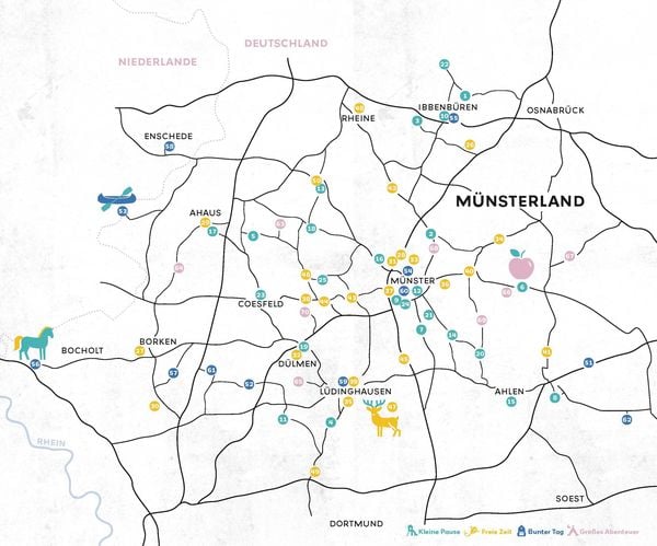 Produktbild: Gl&uuml;ckszeit f&uuml;r Familien - M&uuml;nsterland