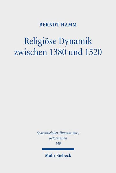 Produktbild: Religi&ouml;se Dynamik zwischen 1380 und 1520