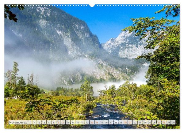 Produktbild: Berchtesgadener Land - Welt der Berge und Seen (Wandkalender 2027 DIN A2 quer), CALVENDO Monatskalender