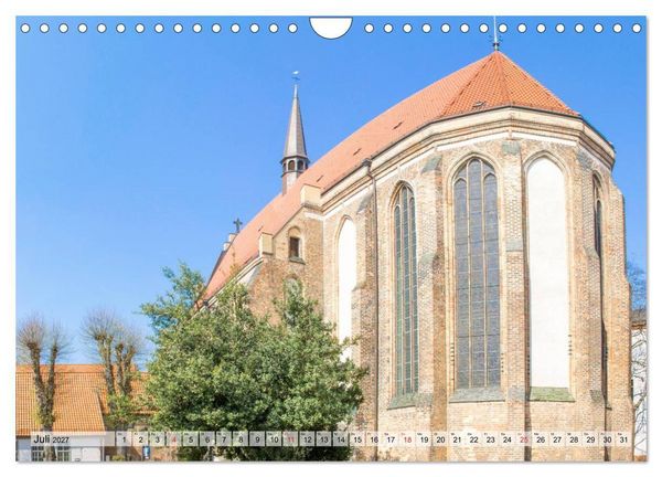 Produktbild: Hansestadt Rostock Historischer Stadtkern bis Warnem&uuml;nde (Wandkalender 2027 DIN A4 quer), CALVENDO Monatskalender