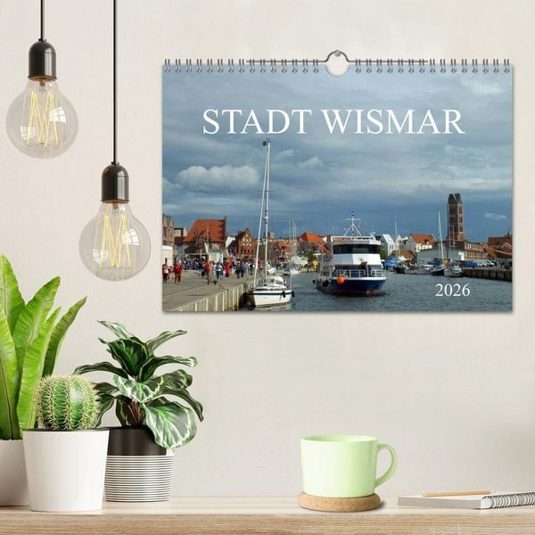 Produktbild: Stadt Wismar 2026 (Wandkalender 2026 DIN A4 quer), CALVENDO Monatskalender