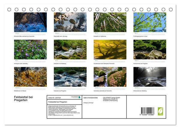 Produktbild: Feldaisttal bei Pregarten (Tischkalender 2027 DIN A5 quer), CALVENDO Monatskalender