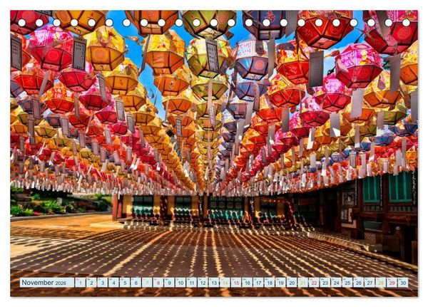 Produktbild: S&uuml;dkorea - Hightech und viel Tradition (Tischkalender 2026 DIN A5 quer), CALVENDO Monatskalender