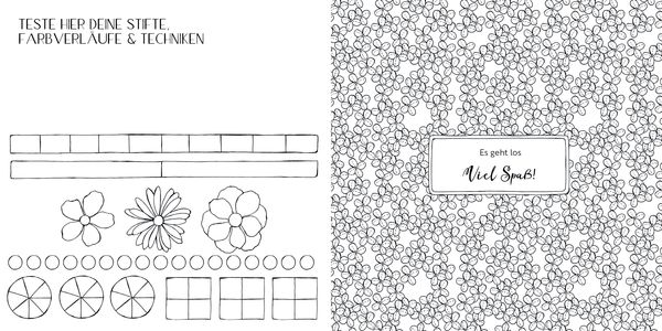 Produktbild: Bl&uuml;tentraum &ndash; Florale Motive ausmalen