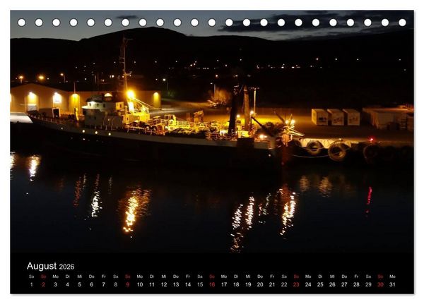 Produktbild: Impressionen von Norwegen entlang der Hurtigruten (Tischkalender 2026 DIN A5 quer), CALVENDO Monatskalender