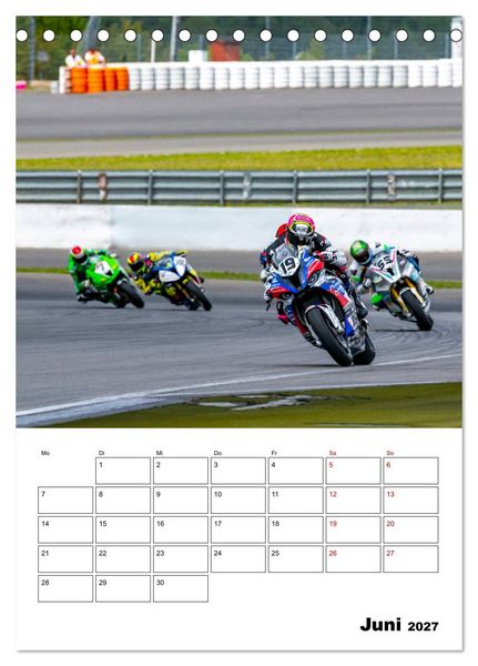 Produktbild: SuperBikes (Tischkalender 2027 DIN A5 hoch), CALVENDO Monatskalender