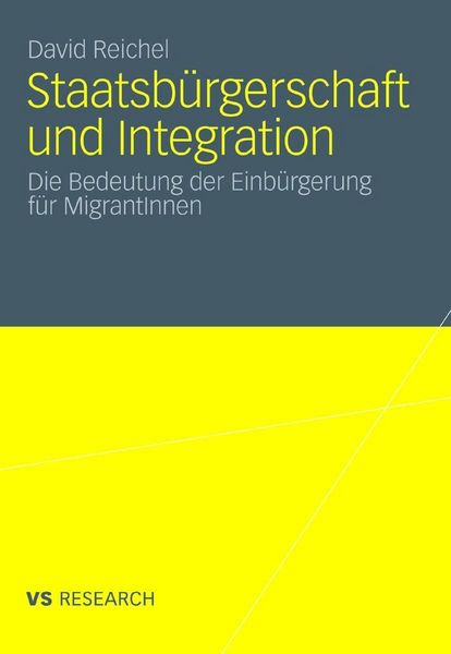 Produktbild: Staatsb&uuml;rgerschaft und Integration