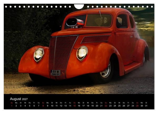 Produktbild: Au&szlig;ergew&ouml;hnliche Autos - Hot Rods (Wandkalender 2027 DIN A4 quer), CALVENDO Monatskalender