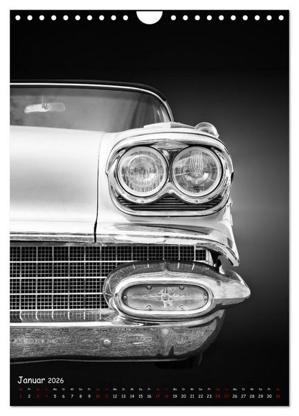 Produktbild: Amerikanische Autos 1950er bis 1980er Favoriten (Wandkalender 2026 DIN A4 hoch), CALVENDO Monatskalender