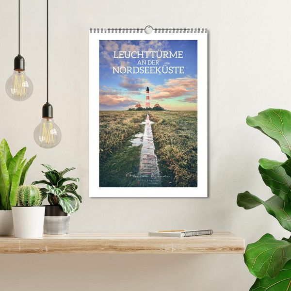 Produktbild: Leuchtt&uuml;rme an der Nordseek&uuml;ste (Wandkalender 2026 DIN A3 hoch), CALVENDO Monatskalender
