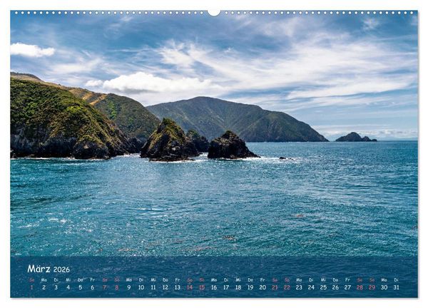 Produktbild: Magische Orte: Neuseeland (hochwertiger Premium Wandkalender 2026 DIN A2 quer), Kunstdruck in Hochglanz