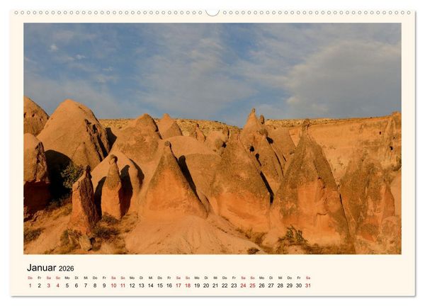 Produktbild: Kappadokien, im Land der Feenkamine (Wandkalender 2026 DIN A2 quer), CALVENDO Monatskalender