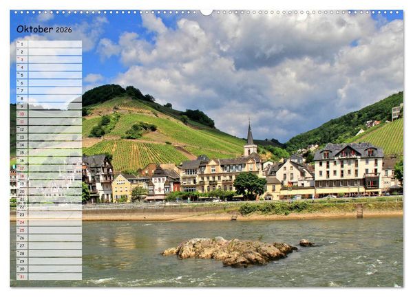 Produktbild: Von Lahnstein bis R&uuml;desheim - Am wundersch&ouml;nen Mittelrhein (Wandkalender 2026 DIN A2 quer), CALVENDO Monatskalender