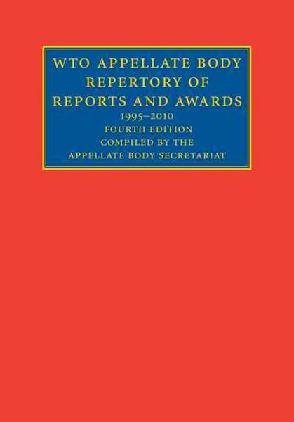 Produktbild: Wto Appellate Body Repertory O