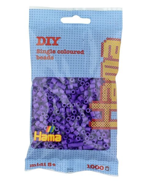 Produktbild: Hama&reg; B&uuml;gelperlen Perlen, lila, 1.000 St&uuml;ck.