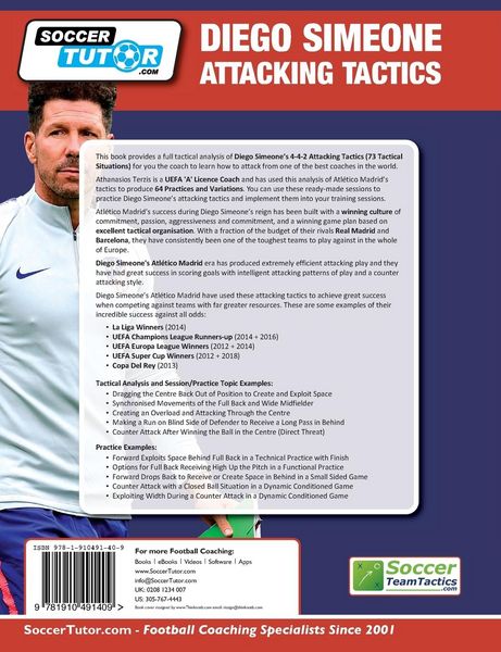 Produktbild: Diego Simeone Attacking Tactics - Tactical Analysis and Sessions from Atl&eacute;tico Madrid's 4-4-2