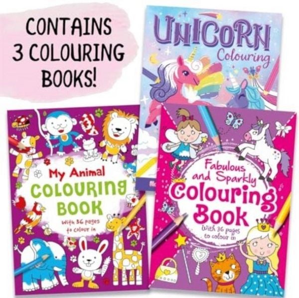 Produktbild: Three Amazing Colouring Books