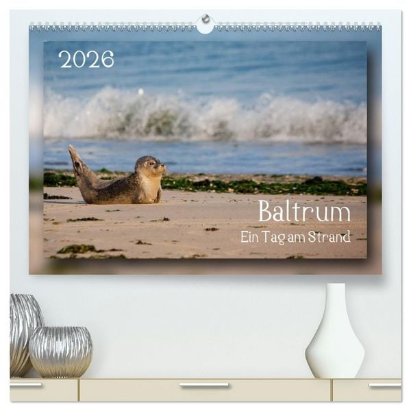 Produktbild: Baltrum - Ein Tag am Strand (hochwertiger Premium Wandkalender 2026 DIN A2 quer), Kunstdruck in Hochglanz