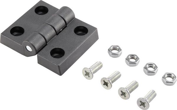 Produktbild: Basetech Kunststoff-Scharnier 62x50x10mm 62mm 1St.