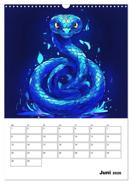 Produktbild: Tierisches Horoskop (Wandkalender 2026 DIN A3 hoch), CALVENDO Monatskalender