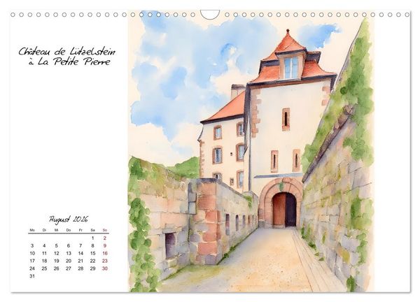 Produktbild: Zauberhafte Motive aus dem Elsass (Wandkalender 2026 DIN A3 quer), CALVENDO Monatskalender