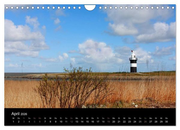 Produktbild: Leuchtturm "Kleiner Preu&szlig;e" (Wandkalender 2026 DIN A4 quer), CALVENDO Monatskalender