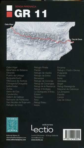 Produktbild: Pyrenean Trail/Senda Pirenaica 1:50 000 Wanderkarte GR 11