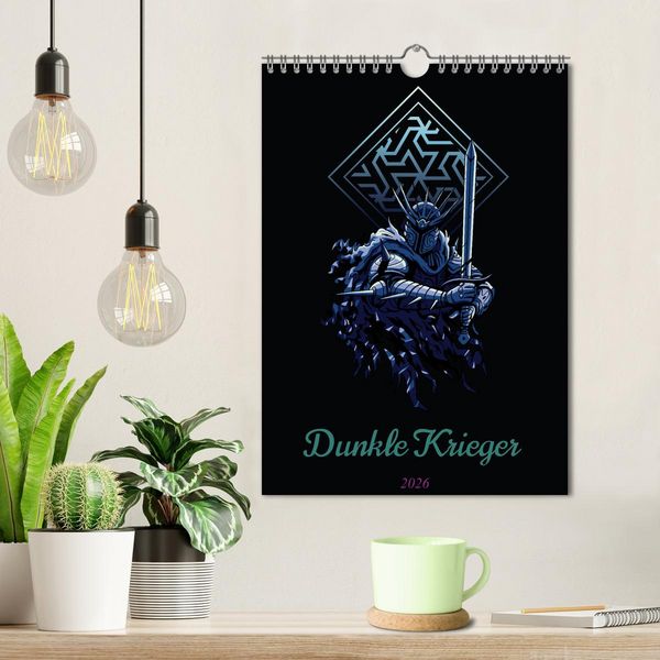 Produktbild: Dunkle Krieger (Wandkalender 2026 DIN A4 hoch), CALVENDO Monatskalender