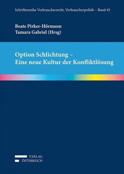 Produktbild: Option Schlichtung - Eine neue Kultur der Konfliktl&ouml;sung