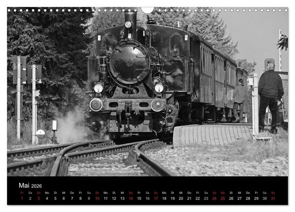 Produktbild: Mein Dampfbahnkalender 2026 (Wandkalender 2026 DIN A3 quer), CALVENDO Monatskalender