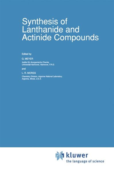 Produktbild: Synthesis of Lanthanide and Actinide Compounds