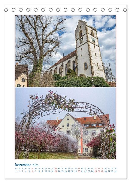 Produktbild: Hilzingen im Hegau und Teilorte (Tischkalender 2026 DIN A5 hoch), CALVENDO Monatskalender