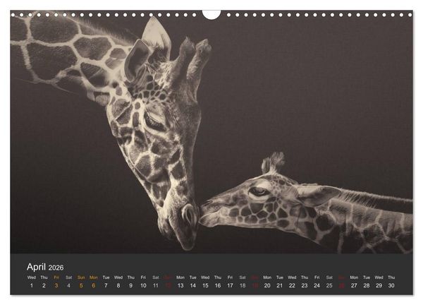 Produktbild: African Souls African animals with soul (Wall Calendar 2026 DIN A3 landscape), CALVENDO 12 Month Wall Calendar