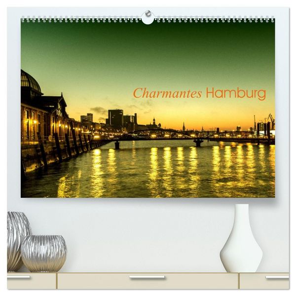 Produktbild: Charmantes Hamburg (hochwertiger Premium Wandkalender 2026 DIN A2 quer), Kunstdruck in Hochglanz