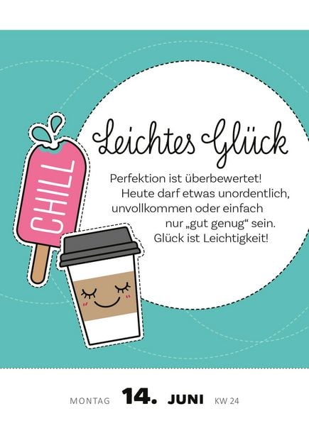 Produktbild: Abrei&szlig;kalender Gl&uuml;cksmantras 2027